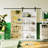 Sliding Barn Door With Four Levels Shelfs With Hardware Kit Included-114490512-109765227