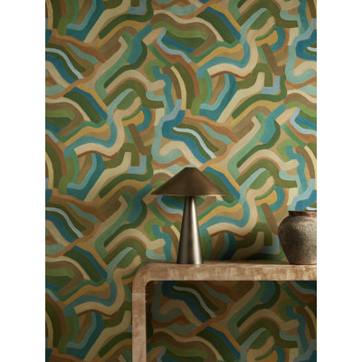 Spiralis Ochre/Turquoise/Forest