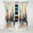 Gina - Abstract Marble Marble Blackout Curtain - 1 Panels-1786144936