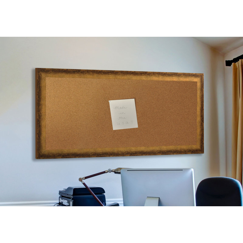 Linlin Lark Manor™ No Cork Wall Wood Bulletin Board, 42" H x 36" W