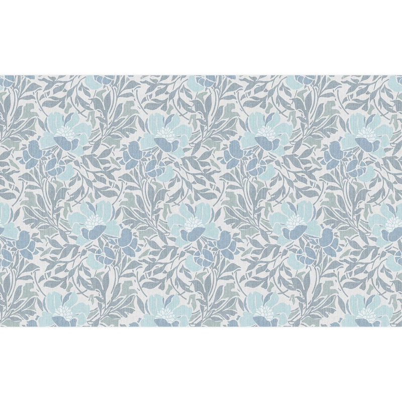 Bordure florale pelez et collez, L 120 po x l 192 po