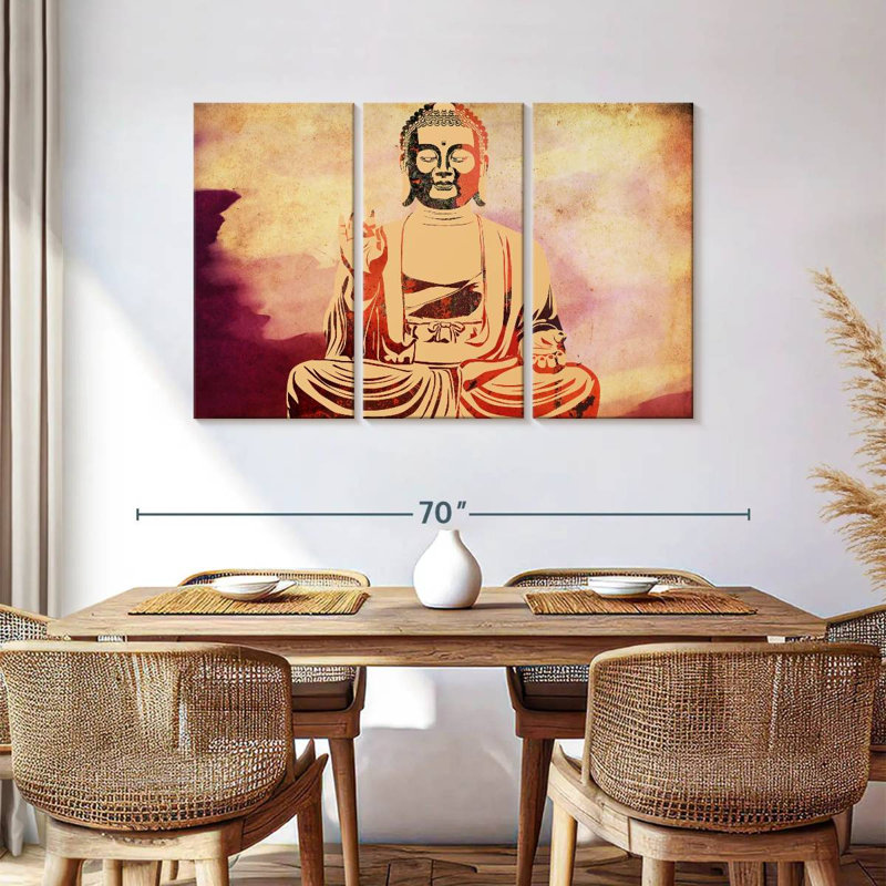 Bouddha chaud Leisha, H 36 po x l 57 po