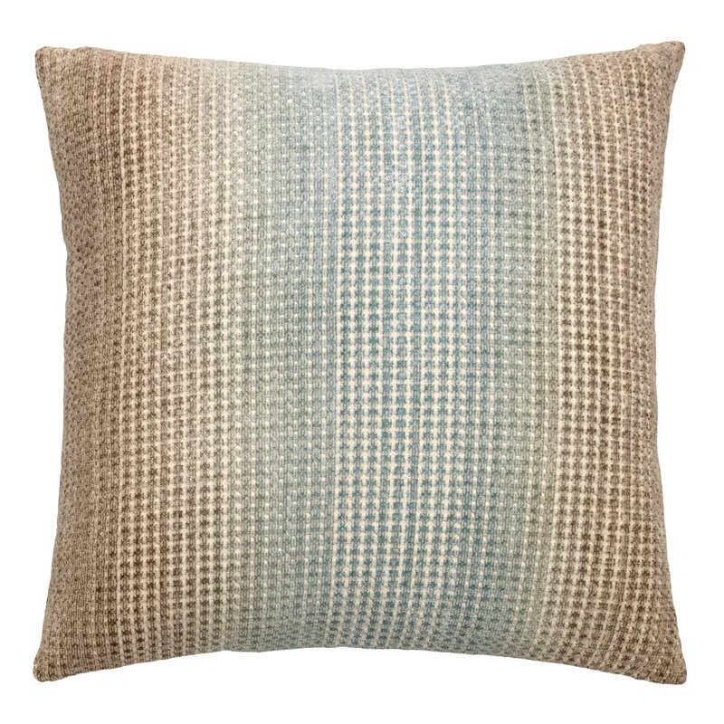 Morpho Square Woven Jacquard Pillow, 22"H x 22"W, Agave