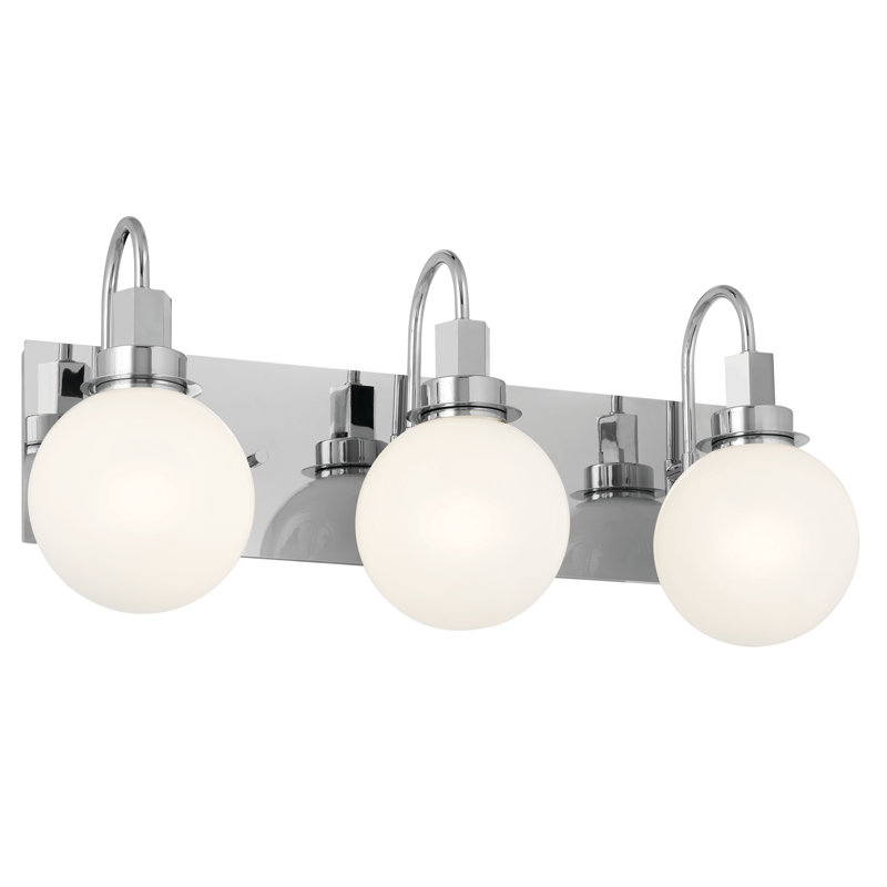 Annazette 3 - Light Dimmable Vanity Light, Chrome