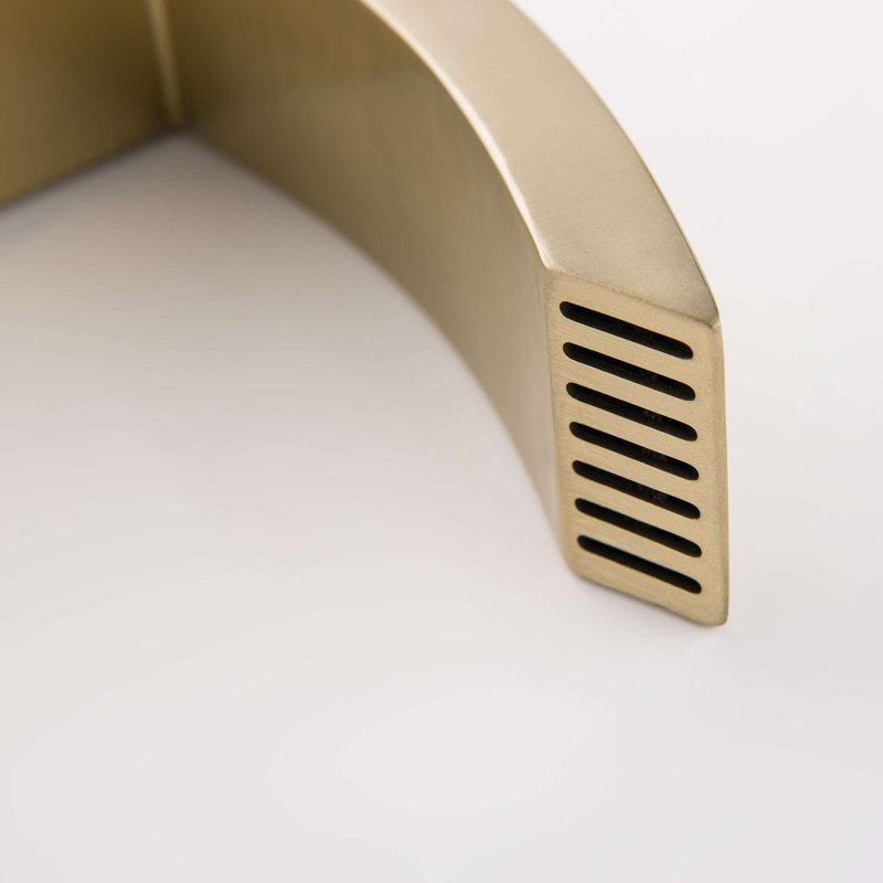 Widespread 2-handle Bathroom Faucet, Gold