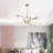 Fowey Modern 6 Light Sputnik Pipe Chandelier-1690582119
