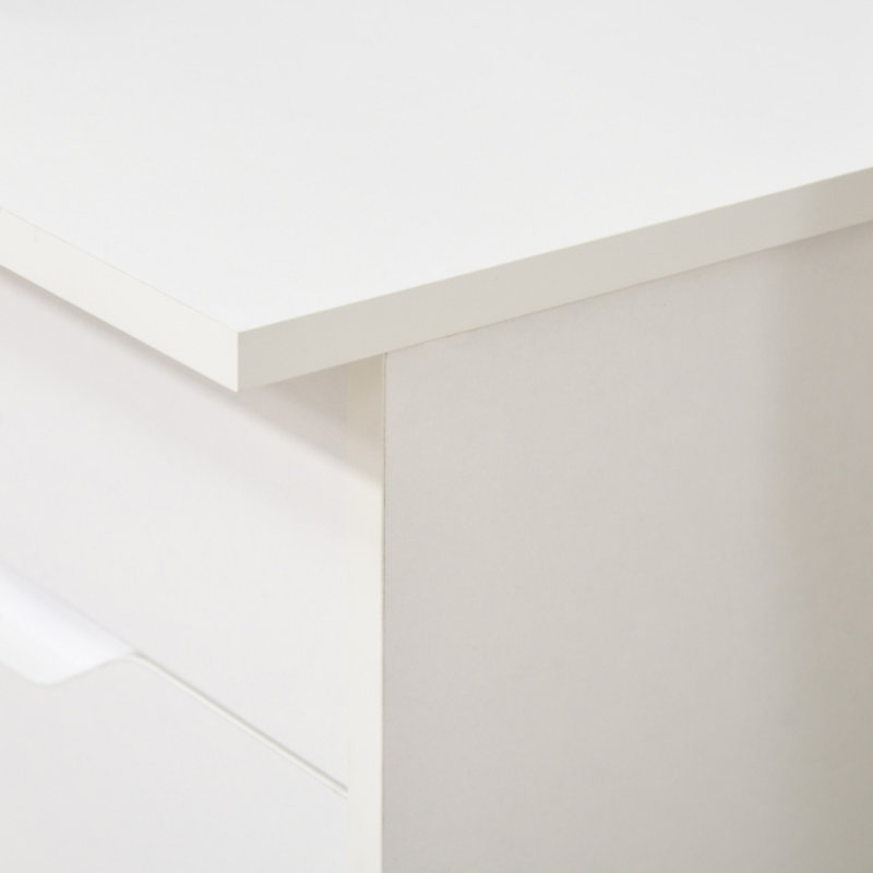 Particle Board / Chipboard Writing Desk, White
