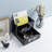 Black Desk Organizer For Keys and Mails Storage