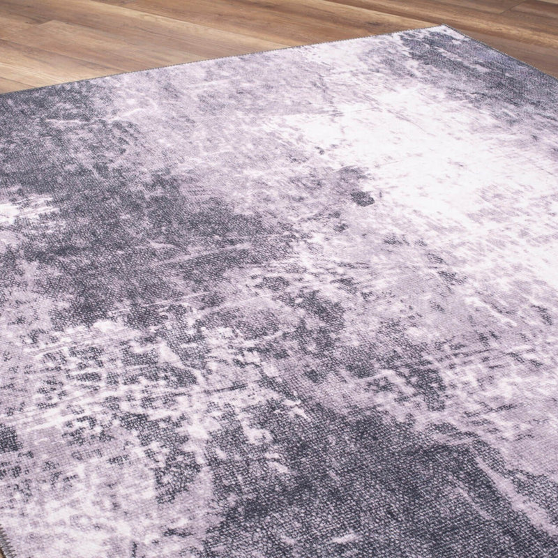 Luxurious Machine Washable Carpet, 100% Polyester, 7.5 x 10.8 Feet | Pile Height: 0.2 Inches, 1850 g/m² | Recycled Poly Cotton Underside, Easy Care, Perfect for Living Room & Bedroom, Soft & Durable Design