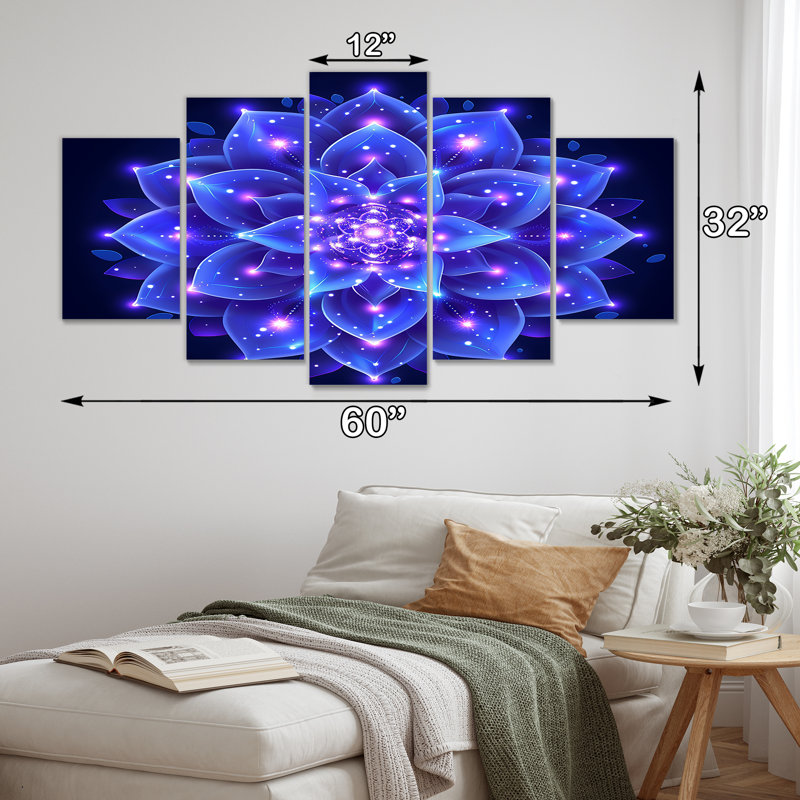 Décoration murale 5 pièces Rusch - Boho Mandala