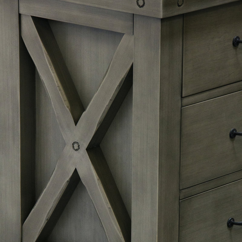 Jessen 30" Single Bathroom Vanity Set, Blue Limestone