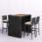 Arnisa 4-Person Wicker Rectangular Patio Dining Set