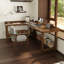 Bureau d'écriture en L en bois massif brun noisette-2123639661-2123639667
