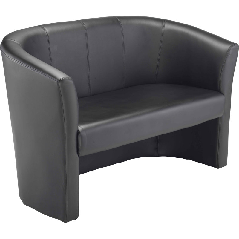 Tub Leather 2 Seater Sofa
