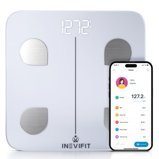 NOERDEN - Smart Body Scale Minimi - Scale for Body Weight with Step-On  Technology, Bluetooth, LED Display, Tempered Glass, BIA Advanced  Technology, 4