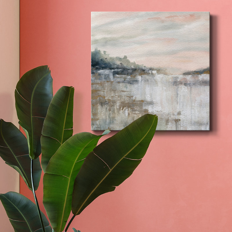 Crystal Falls - Reproduction d'art sur toile tendue, H 16 po x l 16 po x P 1 po