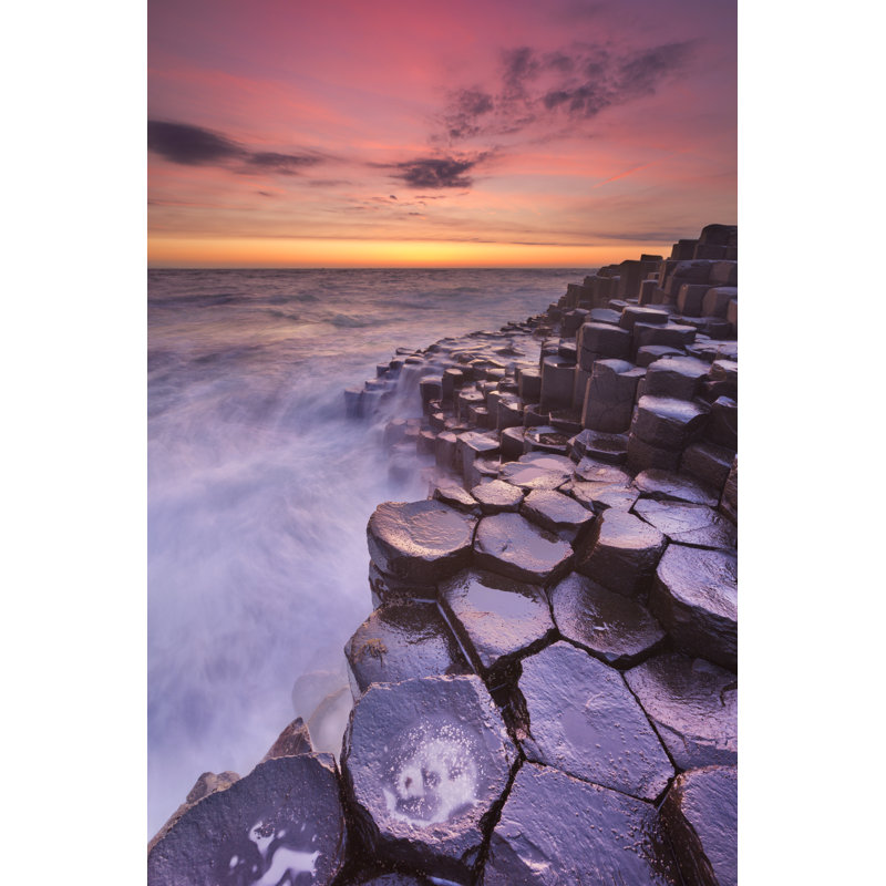 The Giant's Causeway - Wrapped Canvas Print, 122cm H x 81cm W x 3.8cm D