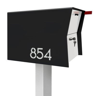 Retrobox Locking Package Dropbox in WHITE and  Black