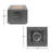 Outdoor Patio Propane Fire Pit Square Iron Gas-Burning Fire Pit - 50,000 BTU, Tank In Side-1140634300