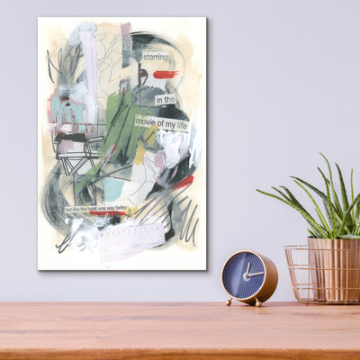  'True Stories 2' by June Erica Vess Acrylic Glass Wall Art, 12" x 16"