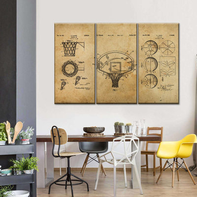 «Basketball Brevet Compilation», reproduction sur toile