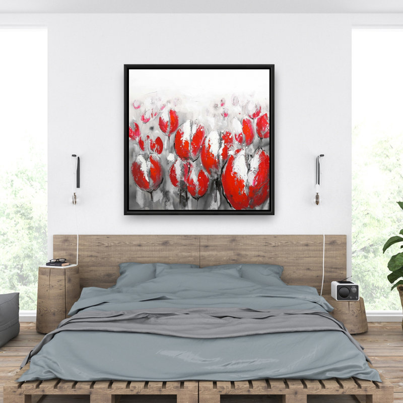 " Abstract Red Tulips "