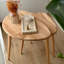 Nesting Table Set of 3 - Ercol Style Rustic Chestnut Natural-690981180
