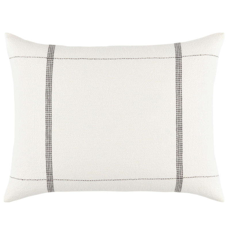 Taie décorative Atherton, Standard, Gris