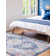 Tapis oriental bleu