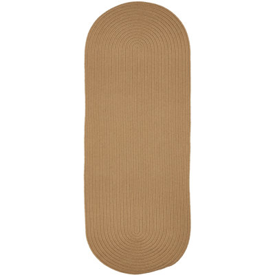 Tapis chameau tressé à la main Smyth