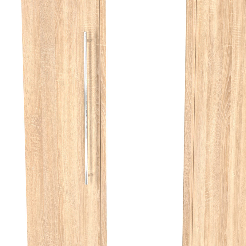 Taevyn Manufactured Wood Wardrobe, Oak