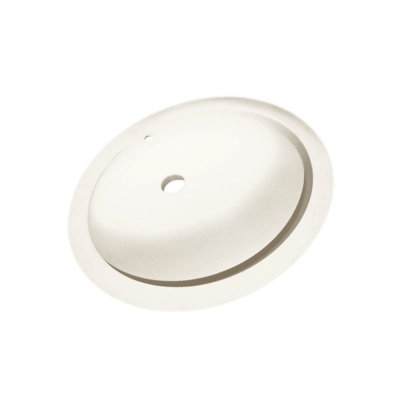 Swan 16'' Swanstone Oval Bathroom Sink with Overflow