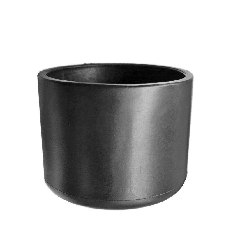 15136 Capuchon de tube noir nominale de 1 po avec embout en caoutchouc flexible et diamètre intérieur de 0,98 po