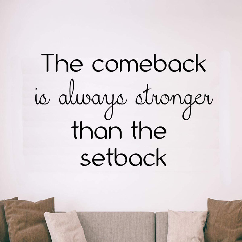 Adhésif décoratif «The Comeback», H 14 po x l 22 po