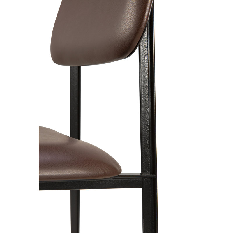 DC Leather Dining Chair, Chocolate