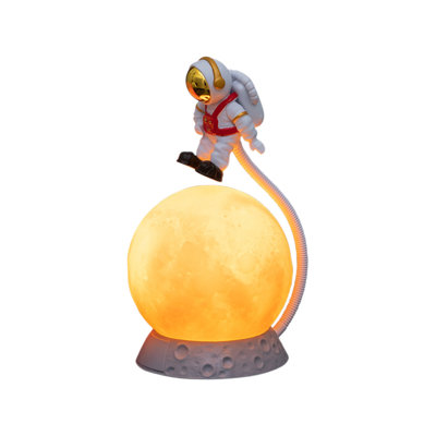Veilleuse de nuit avec décoration lunaire et petite lampe de bureau