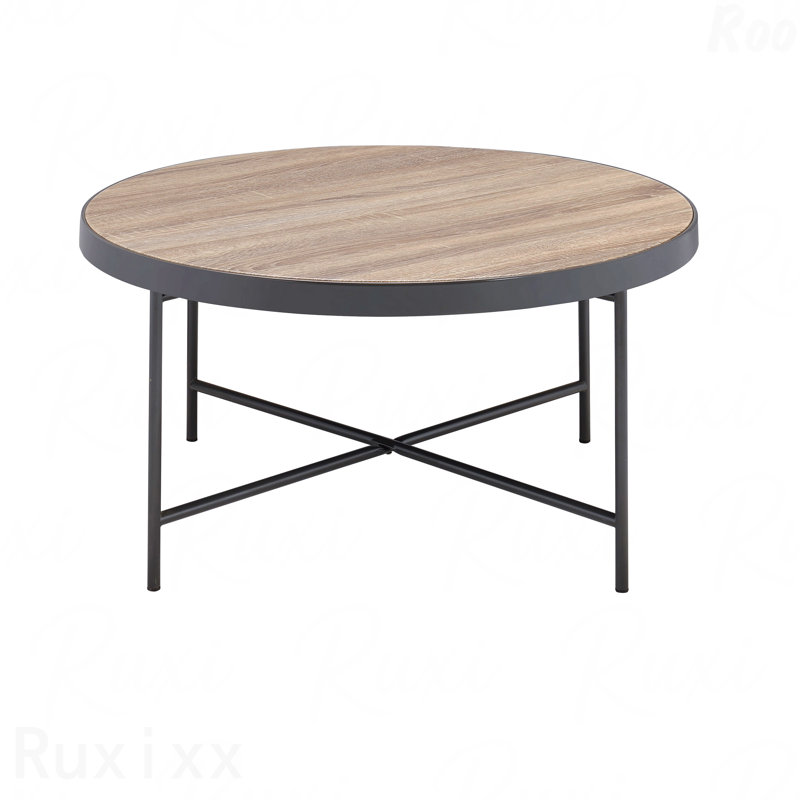 Table basse en chêne gris patiné