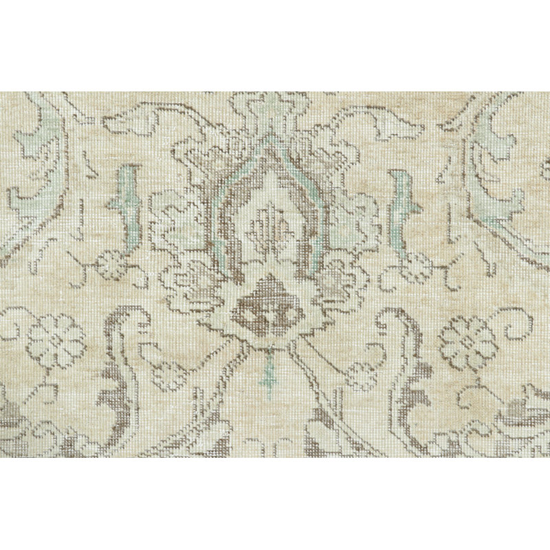 Distressed One-of-a-Kind 9'5X11'6 Hand Knotted Area Rug