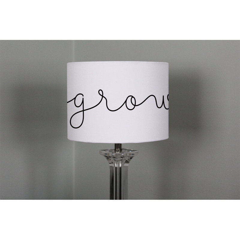 25cm H Canvas Drum Pendant Shade ( Clip On )