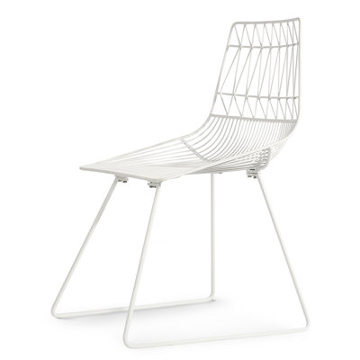 Chaise d'appoint en métal Samir