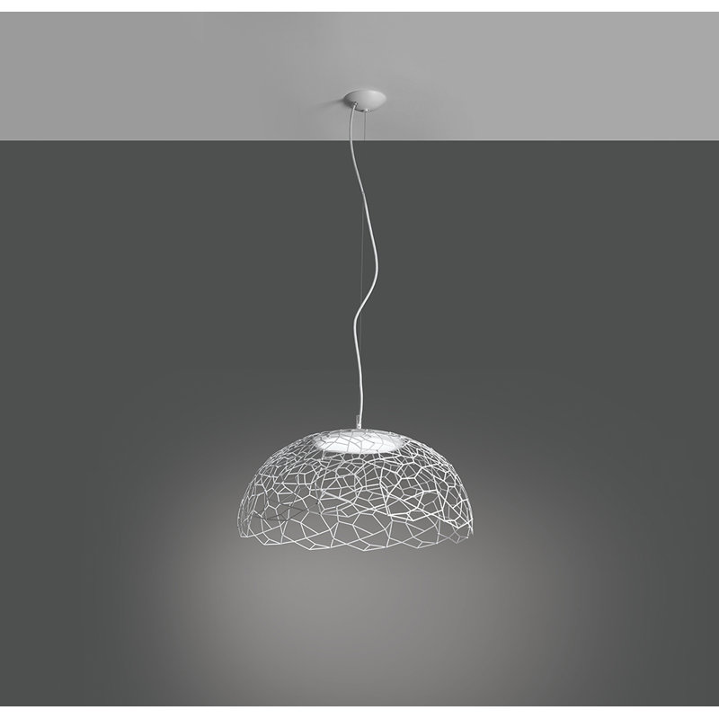 1 - Light LED Dome Pendant, 173cm H x 80cm W x 80cm D
