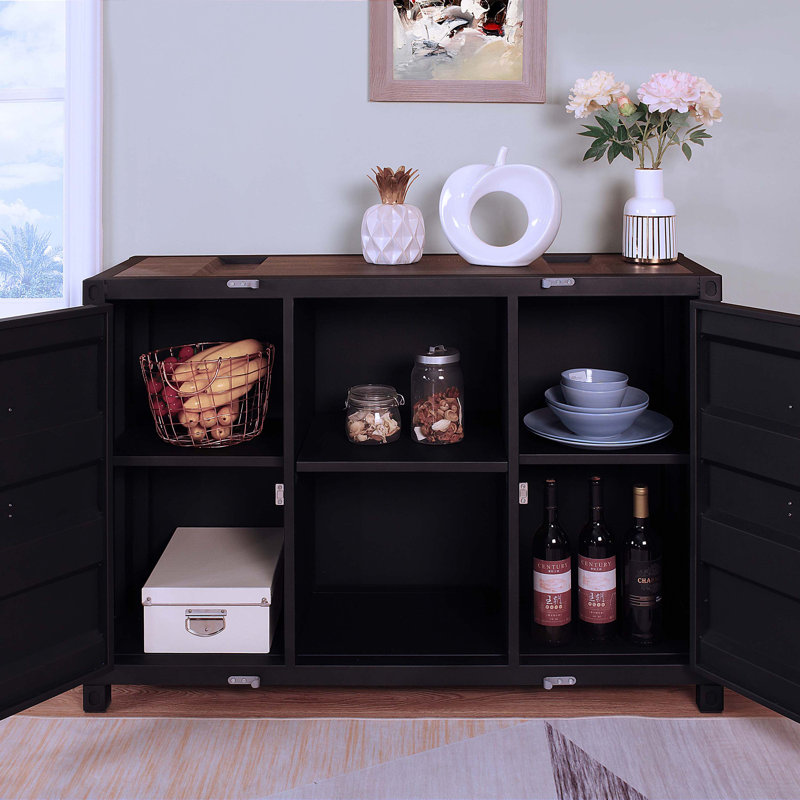 Shant 46.25'' Console Table, Sand Black