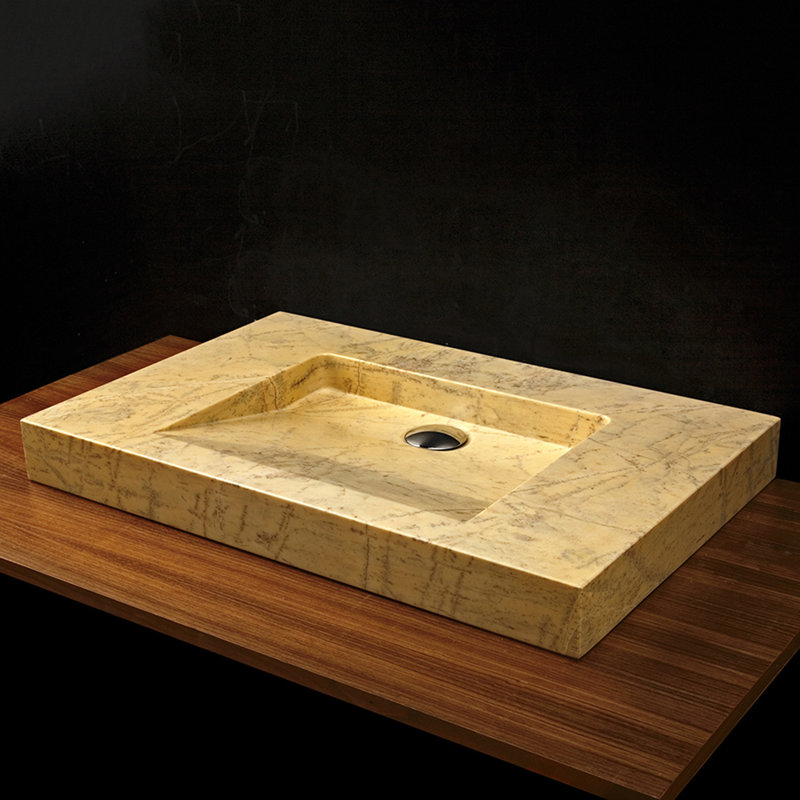 27.62'' W Single Stone Vanity Top, Amarillo Triana, 0 Hole