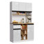 Kitchen Cabinet With 5 Doors And 1 Drawer-123390803