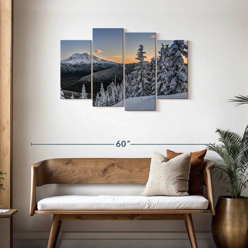 Alvord Mount Rainier Sunrise, H 27 po x l 43 po