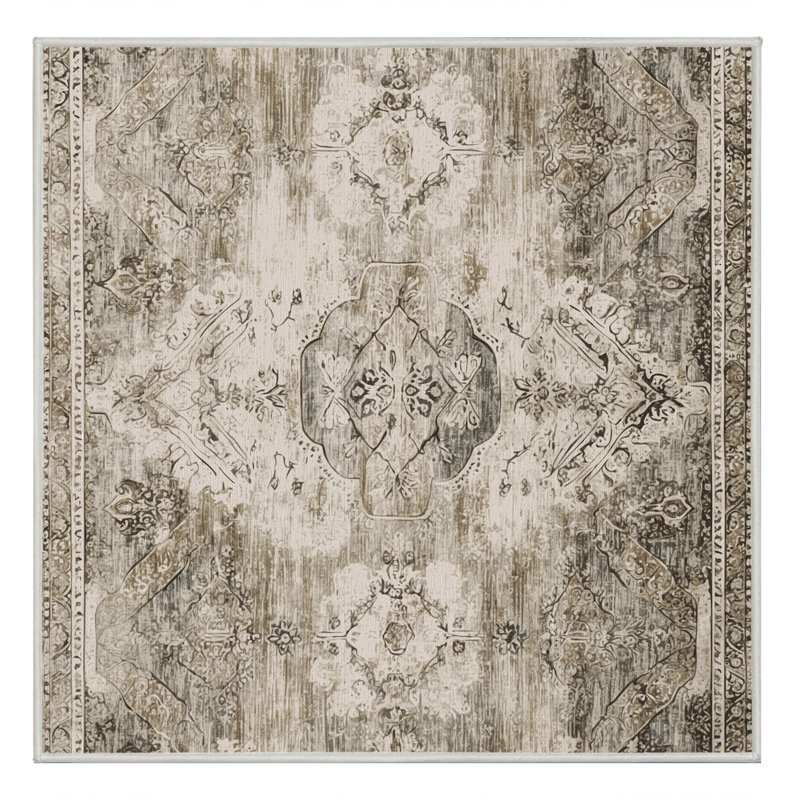 Historic Bloom Rug, Square 4'