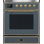 Cuisinière à induction 40 pouces avec 6 éléments à induction ILVE Majestic II Series (porte en verre)