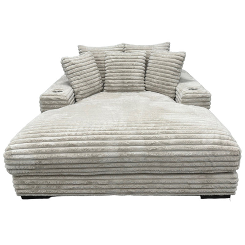 Très grand canapé-lit Cuddler avec porte-gobelet et USB, fauteuil d'appoint de salon