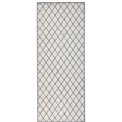 Malaga Flatweave Light Grey Rug