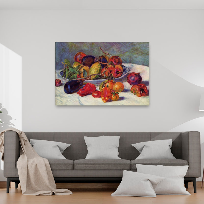 Fruits du midi, reproduction d'art murale classique traditionnelle contemporaine, H 40 po x l 60 po